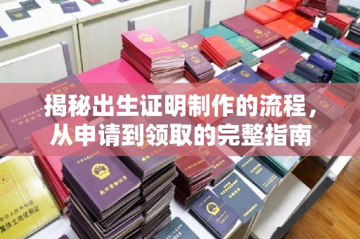 呼玛揭秘出生证明制作的流程，从申请到领取的完整指南