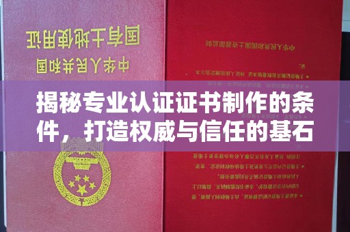 呼玛揭秘专业认证证书制作的条件，打造权威与信任的基石